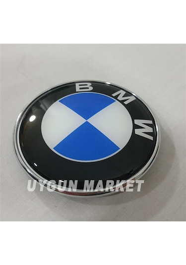 Bmw E46 Kaput Arması 8.2cm, Mavi , Bmw E46 Kaput Logosu , Bmw