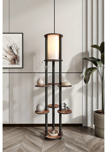 Ravilo Volante Raflı Lambader Ceviz Ceviz