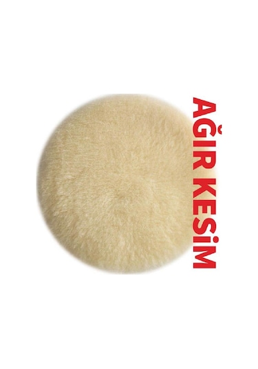 Carwax Kuzu Postu Yün Ped Sarı 16 Cm