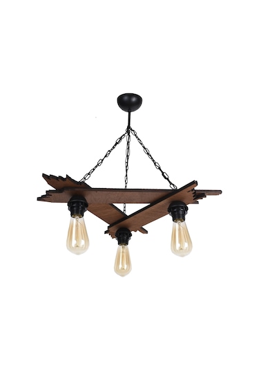 Vedemo Rustik William Ahşap Avize