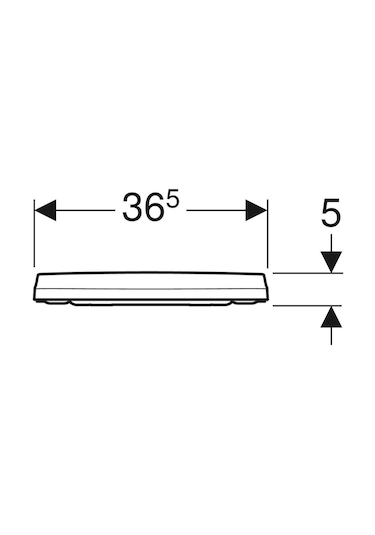Geberit İcon Slim Klozet Kapağı Yavaş Kapanır