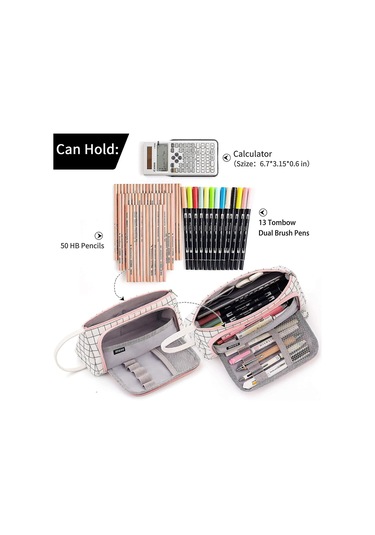Büyük Kapasiteli Renkli Tuval Saklama Çantası İşaretleyici Kalem Kalem Kutusu Basit Kırtasiye Çantası Tutucu Ortaokul Lise Ofis Öğrencisi İçin Beyaz Kareli Çok Renkli Büyük Kapasiteli Renkli Tuval Saklama Çantası İşaretleyici Kalem Kalem Kutusu Basit Kırtasiye Çantası Tutucu Ortaokul Lise Ofis Öğrencisi İçin Beyaz Kareli Çok Renkli