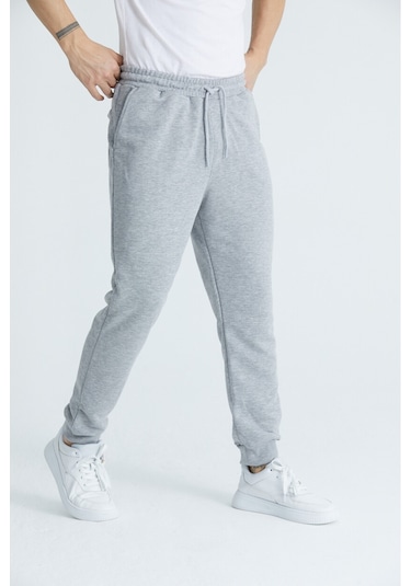 Twenty3 Erkek Basic 3 İplik Regular Fit Paçası Ribanalı Eşofman 001