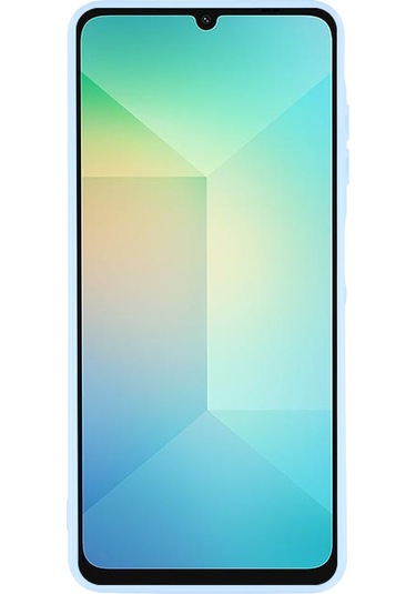 For Samsung Galaxy Uyumlu A06 Case Imd Glitter Tpu Phone Cover Large Camera Cutout - Sky Blue Gök Mavisi