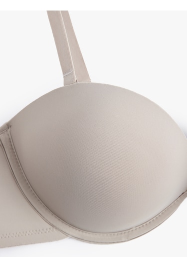 Koton Rahat Kalıp Ekstra Dolgulu Destekli Sütyen Bej 6wlk10006mk Ekru