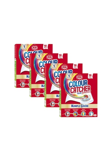 Colour Catcher Renk Koruyucu Mendil 10'lu 4 Paket