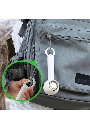 Mini Taşınabilir Fan, Usb Şarj Edilebilir Pilli Küçük El Fanı, Iç Mekan Dış Mekan Beyaz Için Kişisel El Fanı 7288 Var Ayaklı 5 Adetten Az