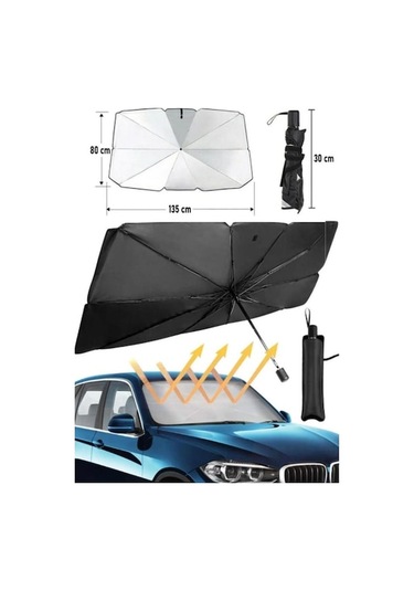 Yulong Araba Ön Cam Güneşlik Katlanabilir Güneşlik Şemsiye Ön