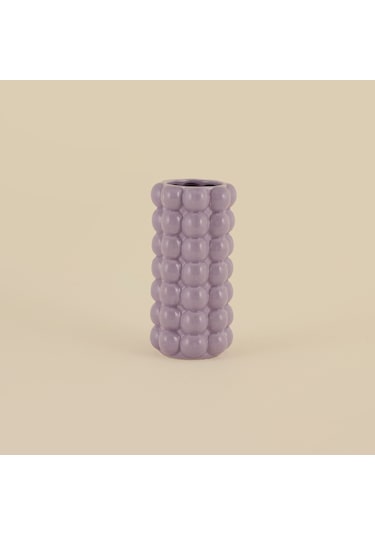 Karaca Home Rocco Silindir Vazo Lila 9,3 X 9,3 X 18 Cm Lila