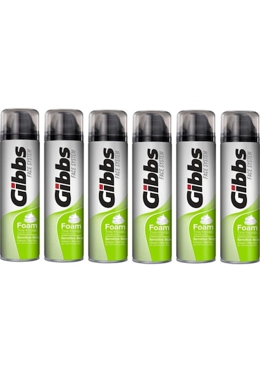 Gibbs Extra Sensetive Tıraş Köpüğü 6 x 200 ML