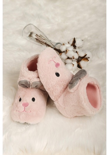 Zola Tavşan Desenli Kadın Panduf