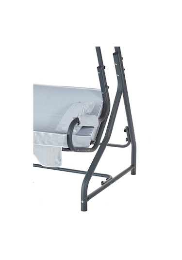 Ruta 3 Kişilik Sabit Bahçe Balkon Teras Salıncağı - Lacivert Çizg Lacivert