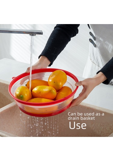 Yifomall Kırmızı Fırın Kapağı: Süper Isıya Dayanıklı Silikon, Yağ Ve Damlama Önleyici, Saklama Kancalı, Çok Amaçlı Mutfak Koruyucu Diğer