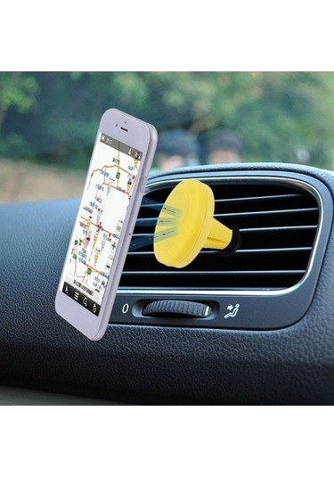 Pazly Tutucu Telefon Montaj 360 Döner Braket Araç İçi Hava Çıkışı Desteği - İw - -