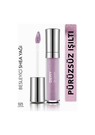 Flormar Besleyici Dudak Parlatıcısı - Dewy Lip Glaze - 025 Lavende-8682536069465