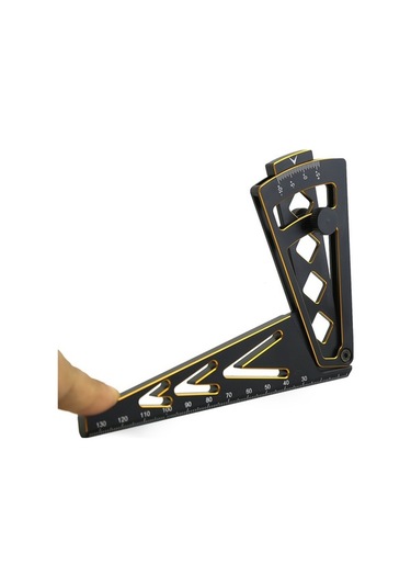 Ebitda 15 Jant Ayar Cetveli - 1/7, 1/8, 1/10 Rc Araçlar İçin Alüminyum Ölçüm Aleti