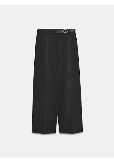 Dilvin 72662 Orta Bel Kemerli Pantolon-siyah Siyah