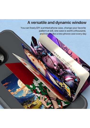 İphone Uyumlu 16 Pro Max İçin E-mürekkep Ekran Nfc Telefon Kılıfı Pembe