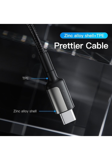 Cbtx Kuulaa Usb-C 60W Hızlı Şarj Veri Kablosu