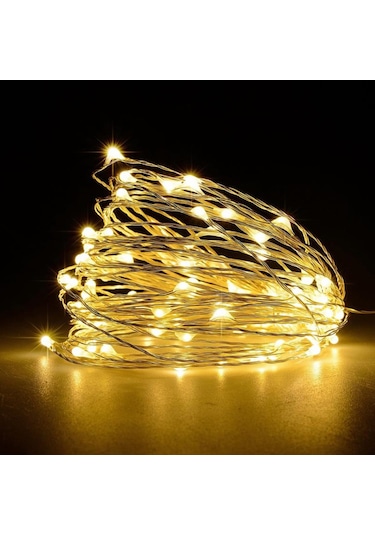 Güneş Enerjili Solar 100 Led 10 Metre