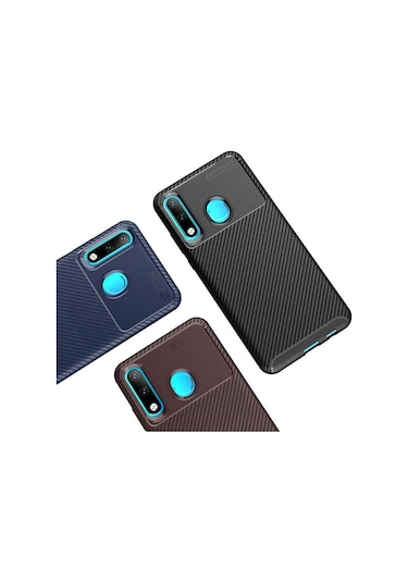 Huawei P30 Lite Kilif Karbon Silikon Case 389460418