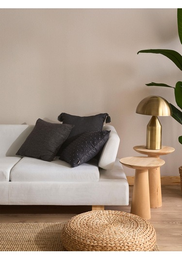 Noir Blend 3'lü Kırlent Kılıf Seti Siyah