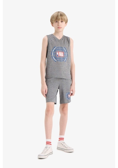 Defacto Erkek Çocuk Nba Wordmark Beli Lastikli Şort E4854a825smgr210 Gri Defacto Erkek Çocuk Nba Wordmark Beli Lastikli Şort E4854a825smgr210 Gri