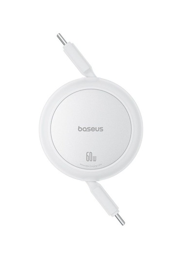 Baseus Free2pull Mini Charging Cable Usb-c To Usb-c 60w 1m Beyaz
