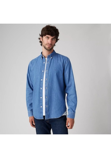 Levi's Erkek Authentic Button-down Mavi Gömlek - A7210-0025 Mavi