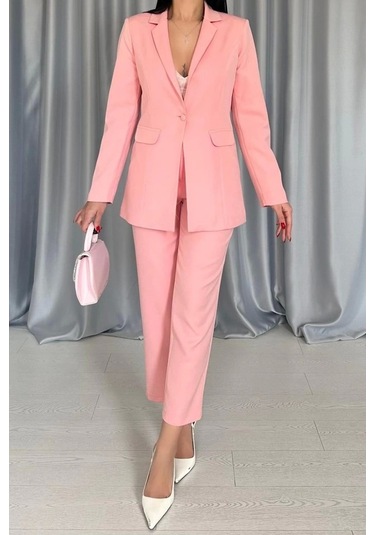 Pudra Ceket Takım Pudra
