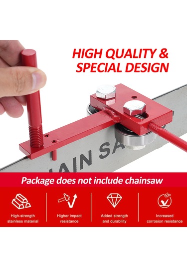 Reedark Testereli Zincirli Testere Ray Sıkma Ve Tamir Aleti - Ayarlanabilir Metal Ray Kapatma Aparatı