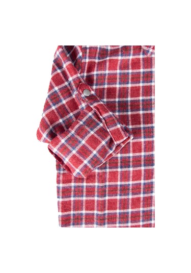 Kırmızı Ekose Erkek Çocuk Gömlek 001