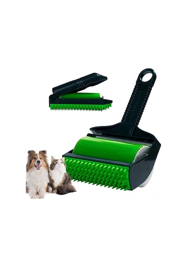 Vkemall Yeniden Kullanılabilir Silikon Rulo - Yoğun Yapışkan Evcil Hayvan Tüyü Temizleyici, Giysi/araba Koltuğu İçin Temizleyici Yeşil, 1 Adet Vkemall Yeniden Kullanılabilir Silikon Rulo - Yoğun Yapışkan Evcil Hayvan Tüyü Temizleyici, Giysi/araba Koltuğu İçin Temizleyici Yeşil, 1 Adet