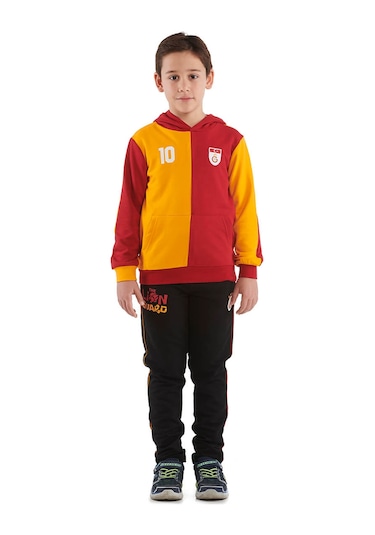 Galatasaray Metin Oktay Çocuk Sweatshirt C88086 Kırmızı - Sarı
