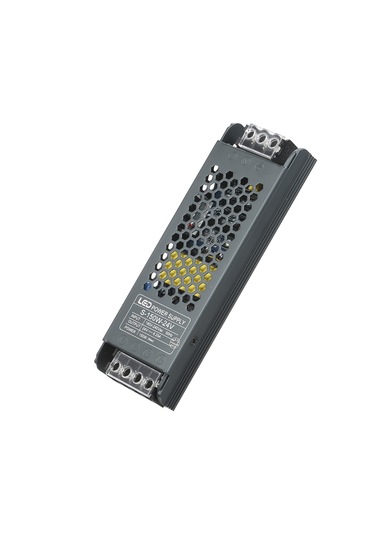 Lemestar Led Şeritler İçin 24v 150w Alüminyum Transformör - Ac190-240v'dan Dc'ye Dönüştürücü, Isınma Dağıtımı Ve Güvenlik Korumalarıyla