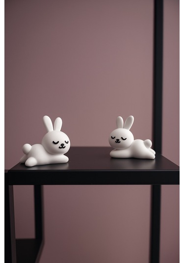 Uykucu Küçük Tavşan - Bunny Nap Time Tavşan Süs Dekor Obje 1 Adet