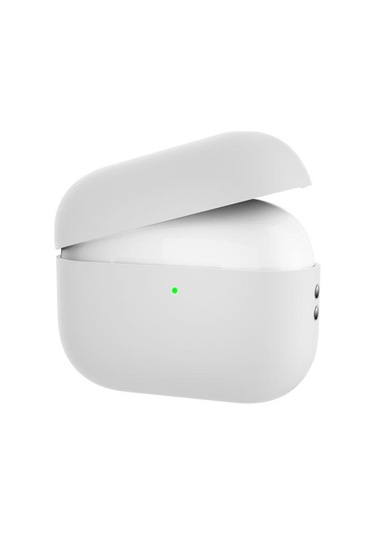 Beyaz Kulaklık Koruyucu Kılıf Darbeye Dayanıklı Anti-damla Taşınabilir Bluetooth Uyumlu Kulaklık Koruyucu Kılıf Airpods Pro 2 İçin