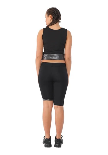 Pastimore Termal Sauna Şort Atlet Takım Siyah