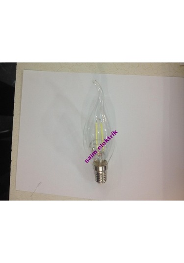 5 Adet Rustik Led Kıvrık Buji Beyaz 6500 Kelvin 3w 270 Lümen