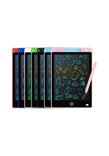 Trendooze Genel Kullanım Siyah Lcd Yazı Tableti Çocuk Çizim Yazı Eğitici Kız Erkek Hediye Oyun Tableti Siyah