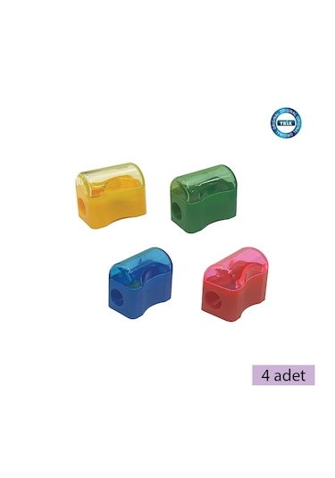 Trix Kapaklı Kalemtıraş 4 Adet
