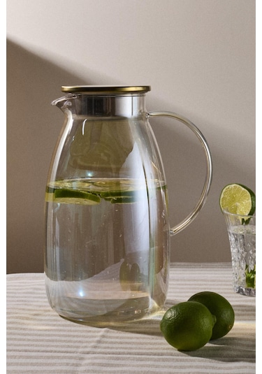 Savio Duru Parıltı Filtre Kapaklı Luster Sürahi 2250ml