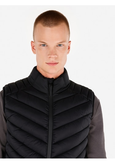 Colins Siyah Erkek Yelek Cl1071238 Q1.v1 Blk Siyah