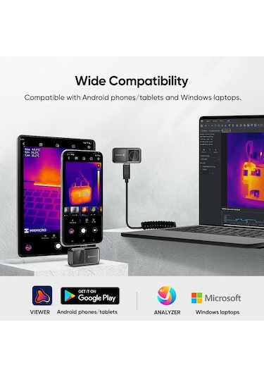 Hıkmıcro Mini2 Termal Kamera Android, 256 X 192 Ir Çözünürlük