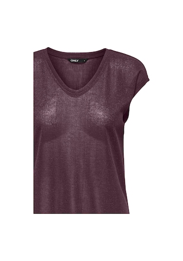 Only 15136069 V Yaka Kolsuz Kadin Body - Bordo Bordo