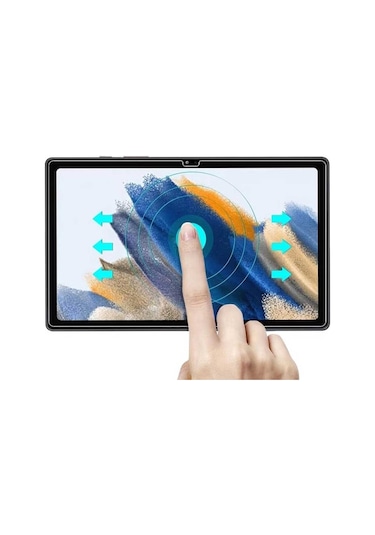 Samsung Galaxy Tab A8 Sm X200 Uyumlu 10,5 İnç Temperli Cam Ekran Koruyucu