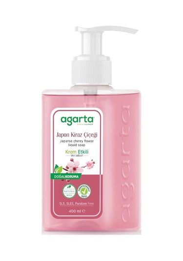 Agarta Doğal Japon Kirazı Çiçeği Sıvı Sabun 400 ML