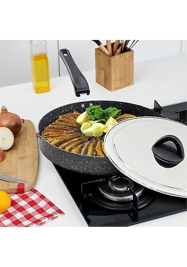 Özkent K-570 Granit Hamsilos Balık Tava 34