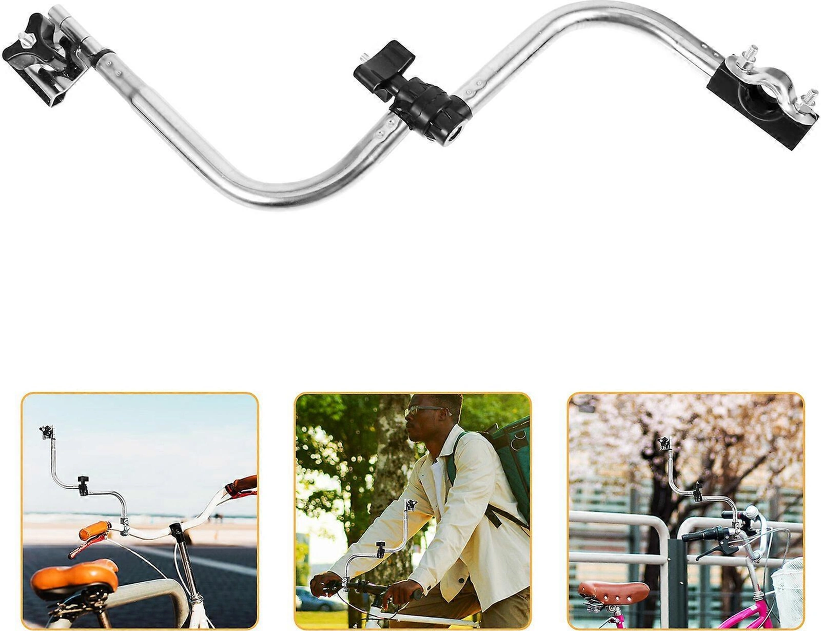 Şemsiye Tutucu Şemsiye Montaj Tutucu Şemsiye Kelepçesi Bisiklet Katlanabilir Şemsiye Braketi Çok Renkli
