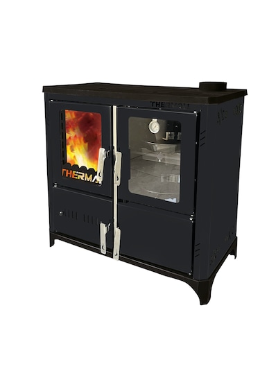 Thermall T-25 Petra Yatay Şömine Fırınlı İç Mekan Sobası